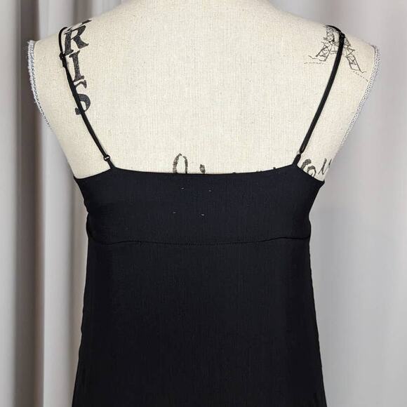 Aritzia Little Moon Spaghetti Strap Slip Dress Black XS - Picture 12 of 13